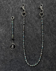 Handmade Turquoise Beaded Jean Chain