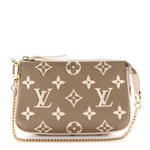 Empreinte Spring in the City Mini Pochette Accessories Kaki Beige Cream