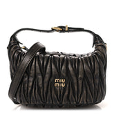 Nappa Matelasse Pouch Sand Coffee