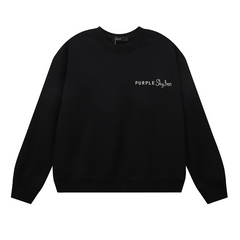 Purple Men's Long-Sleeve T-shirt Sweatshirt 1150