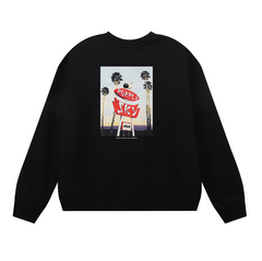 Purple Men's Long-Sleeve T-shirt Sweatshirt 1150