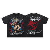 Supply Angel Cupid Vintage Black Short Sleeve Tee