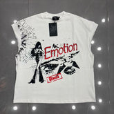 Mixed EMOTION Denied Graphic Sleeveless Tank Top