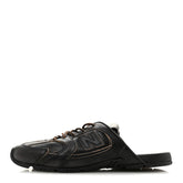 X NEW BALANCE Bleached Calfskin 530 SL Slip-On Sneakers Mules 36.5 Black