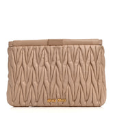 Nappa Matelasse Clutch Cammeo