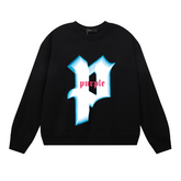 Purple Men's Long-Sleeve T-shirt Sweatshirt 1151