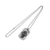 Chrome Hearts TINY CH CROSS CUTOUT DOG TAG