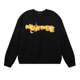 Purple Men's Long-Sleeve T-shirt Sweatshirt 1135