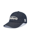 Vintage Denim Curve Logo Unstructured Ballcap