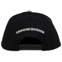 Chrome Hearts Horseshoe Denim Baseball Hat Black