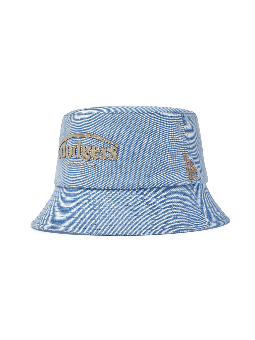 Vintage Denim Curve Logo Bucket Hat