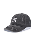 Vintage Destroyed Denim Unstructured Ballcap