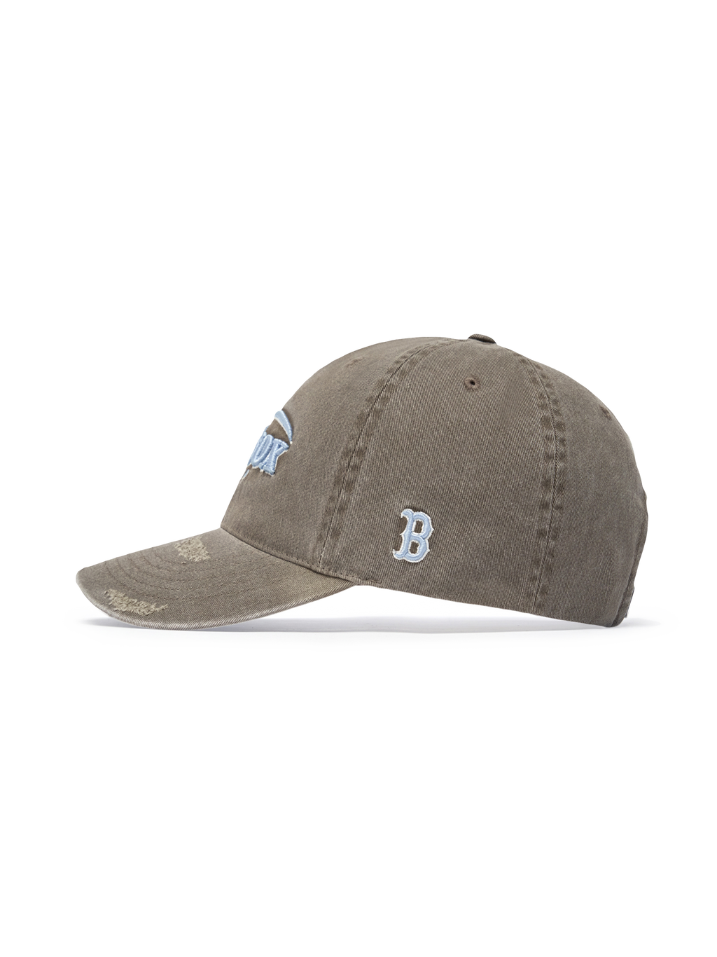 Vintage Damage Curve Logo Unstructured Ballcap