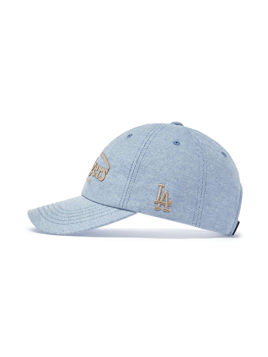 Vintage Denim Curve Logo Unstructured Ballcap