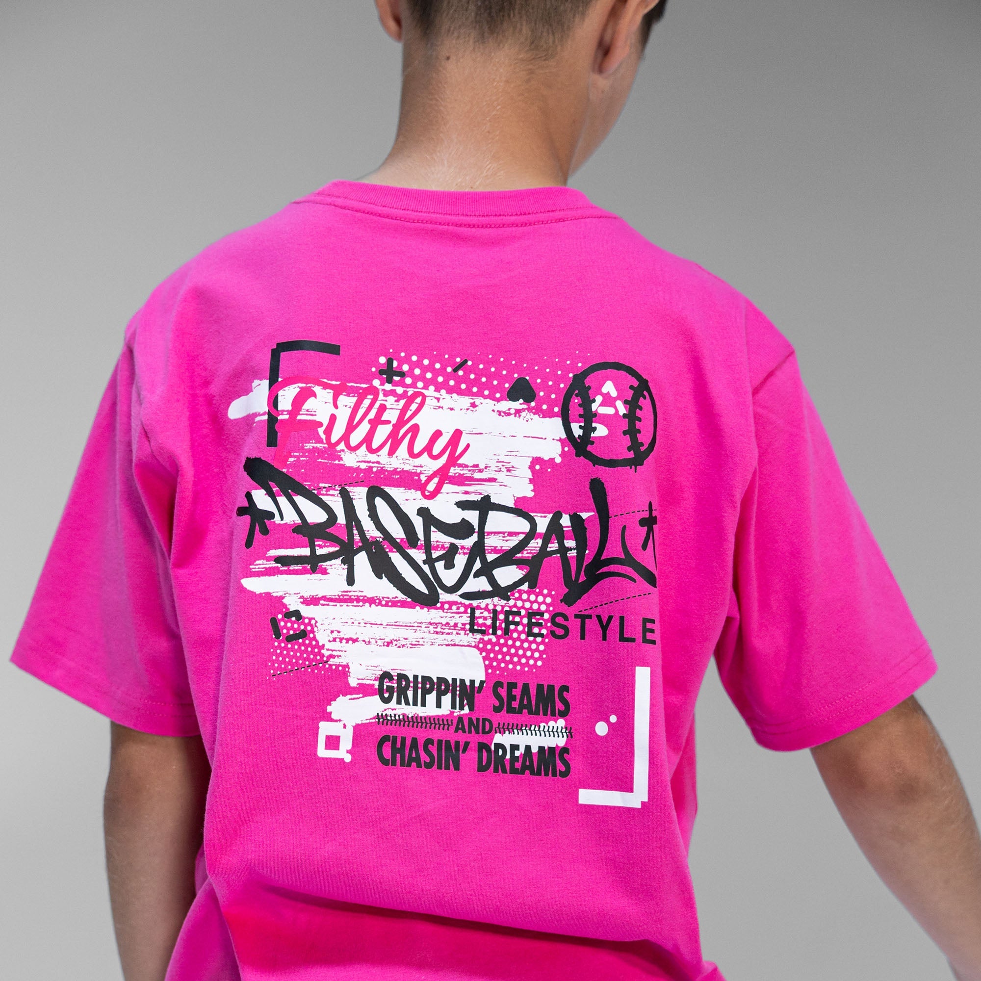 Graffiti Youth Tee - Pink