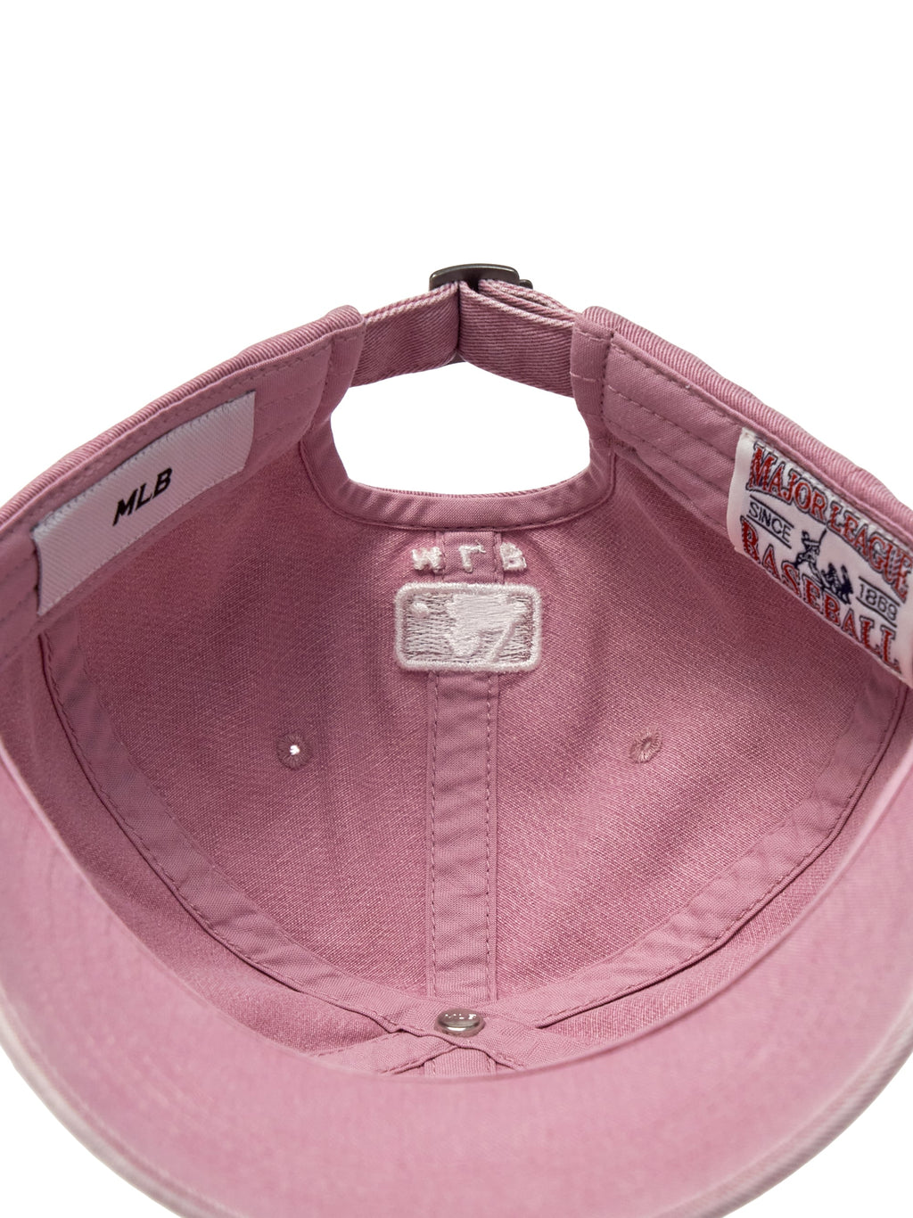 Vintage Demage Curve Logo Unstructured Ballcap