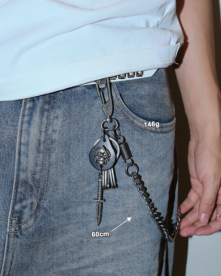 Punk Style Metal Chain Accessory