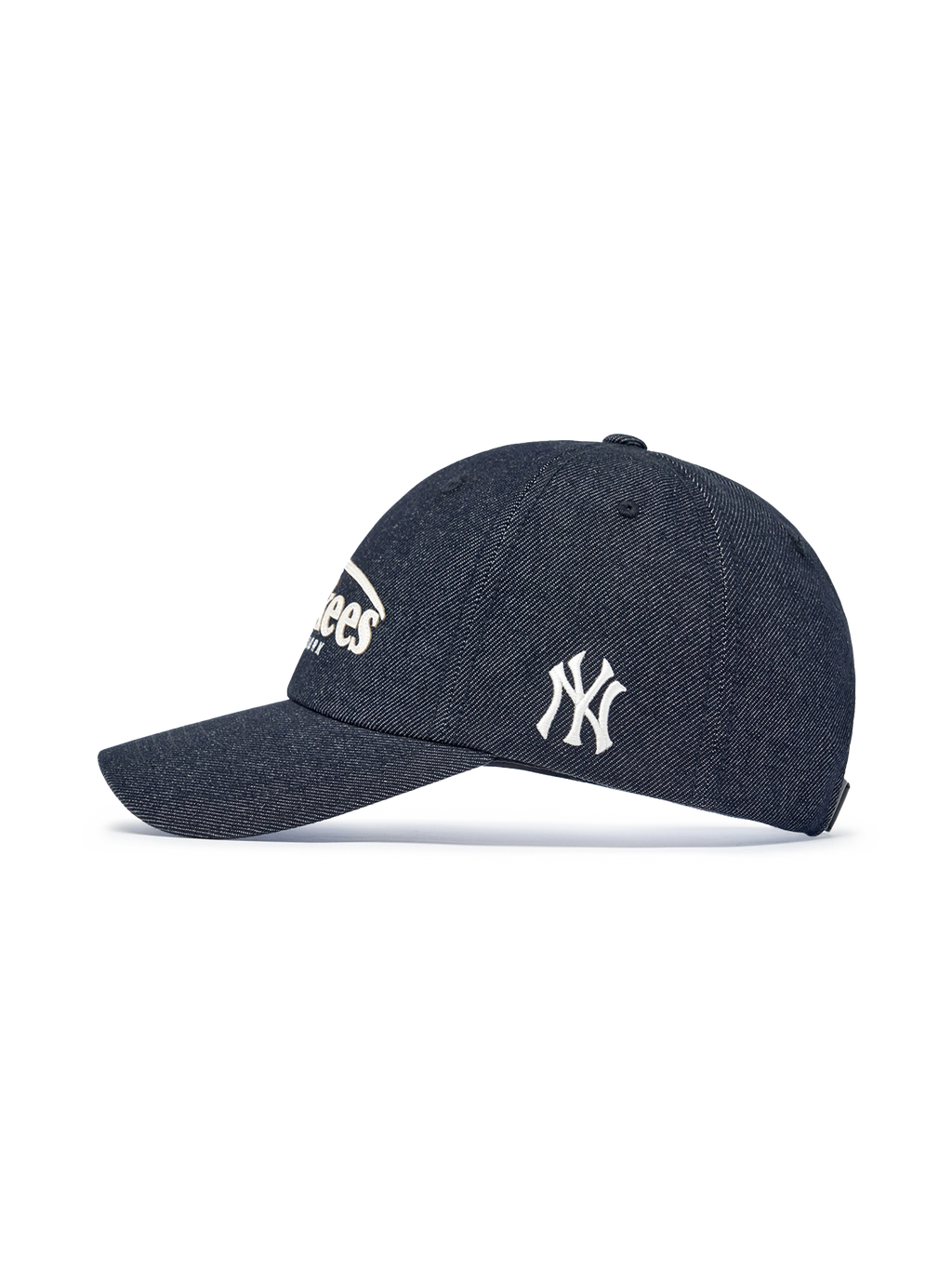 Vintage Denim Curve Logo Unstructured Ballcap