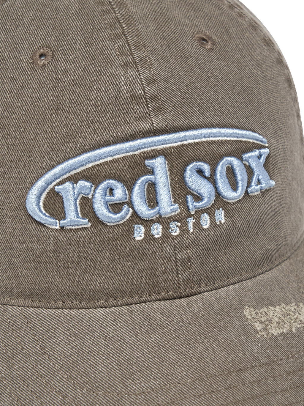 Vintage Damage Curve Logo Unstructured Ballcap