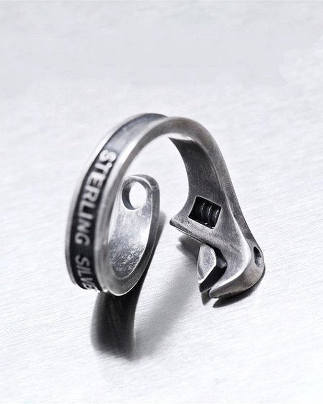 Vintage Distressed Wrench Ring