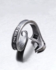 Vintage Distressed Wrench Ring