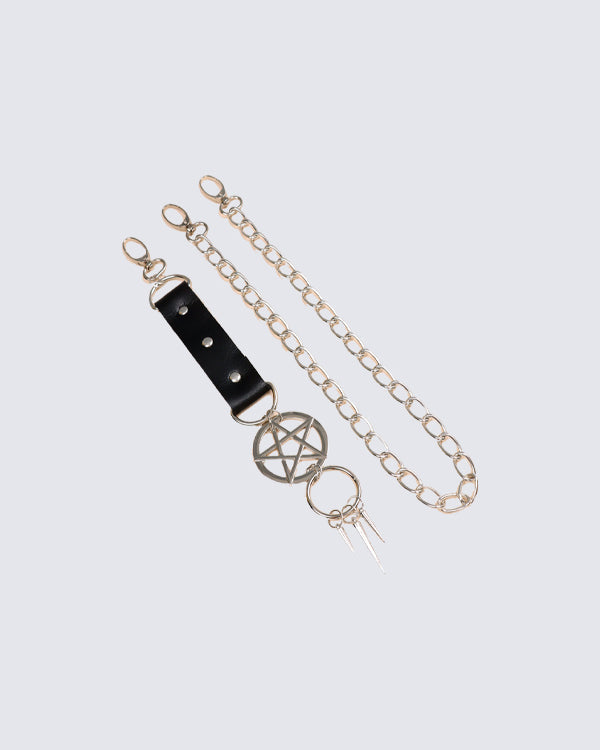 RockHip-Hop Waist Chain Accessory