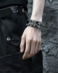 Subcultural Dark Studded Bracelet