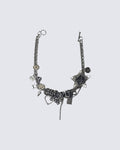 Pentagram Cosmic Star Punk Choker Necklace