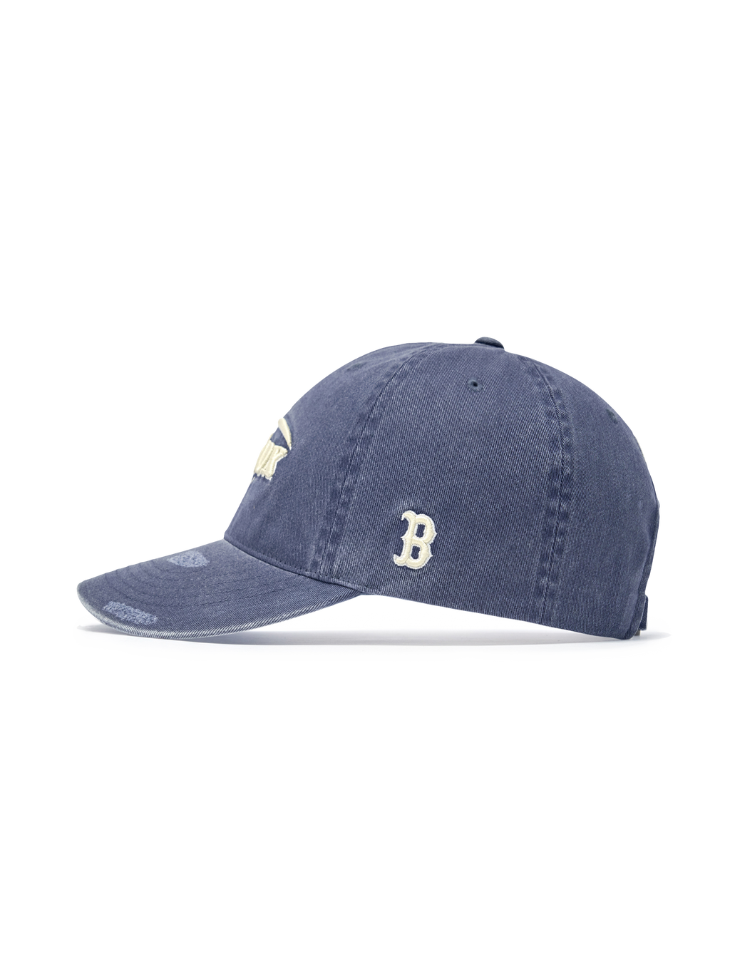 Vintage Damage Curve Logo Unstructured Ballcap