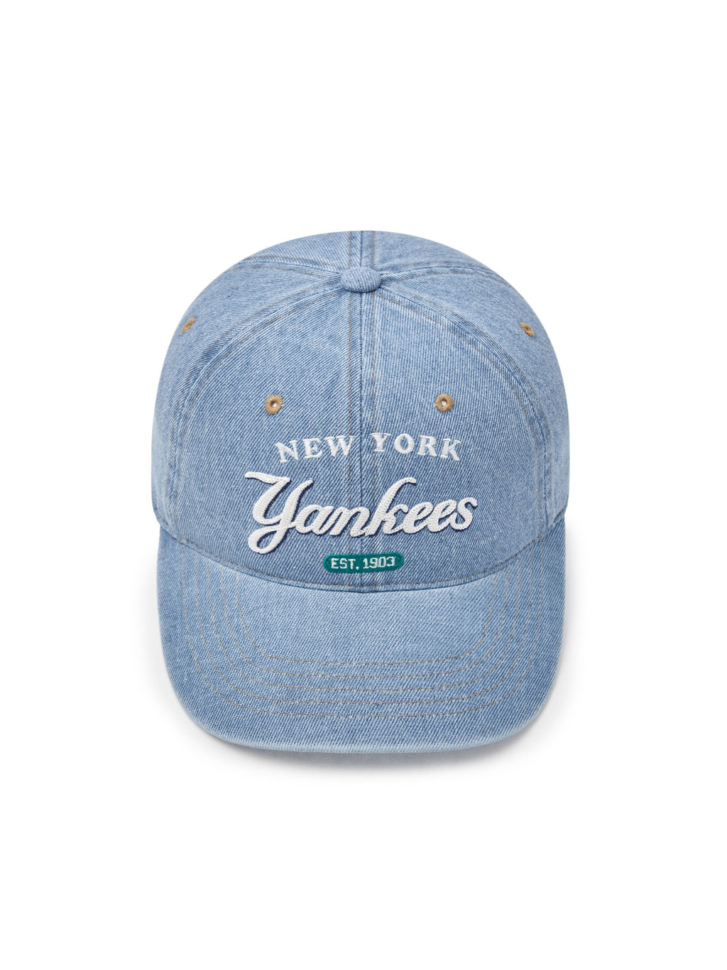 Color Denim Unstructured Ball Cap
