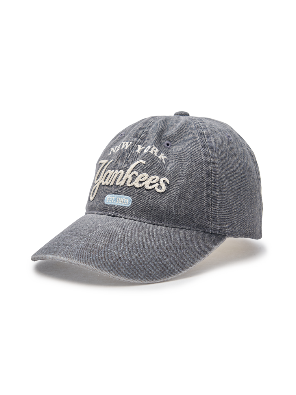 Color Denim Unstructured Ball Cap