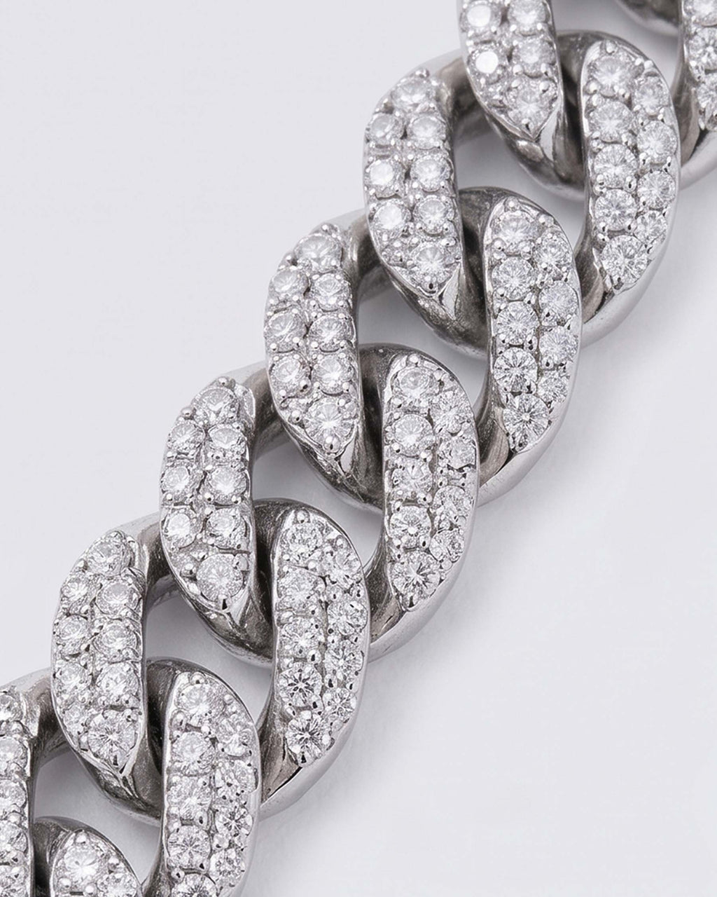 KIIKIO-Full Zirconia Alloy Cuban Link Necklace