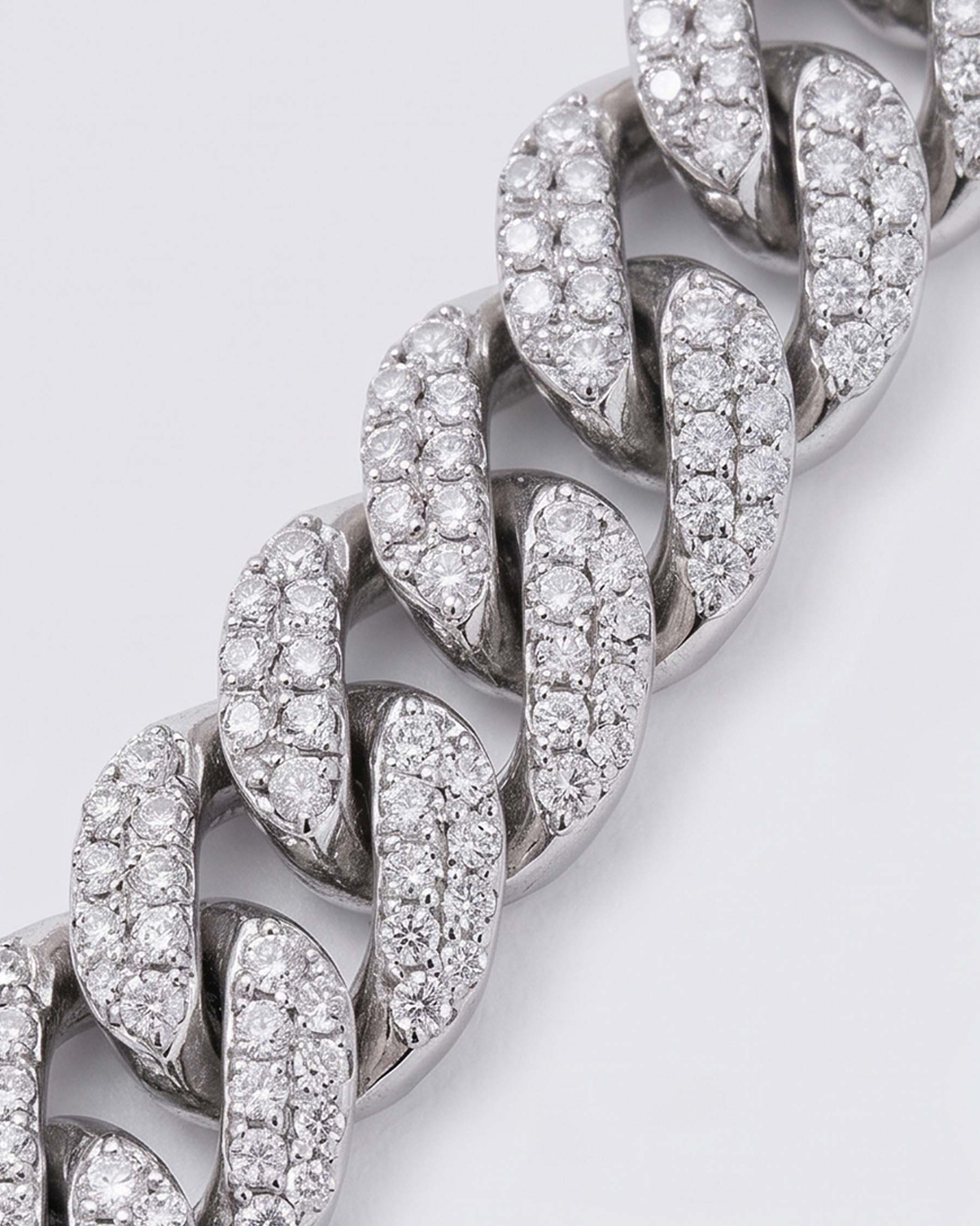 KIIKIO-Full Zirconia Alloy Cuban Link Necklace