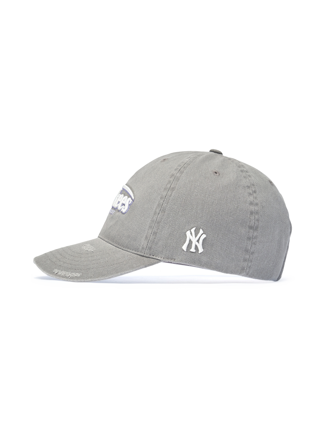 Vintage Damage Curve Logo Unstructured Ballcap