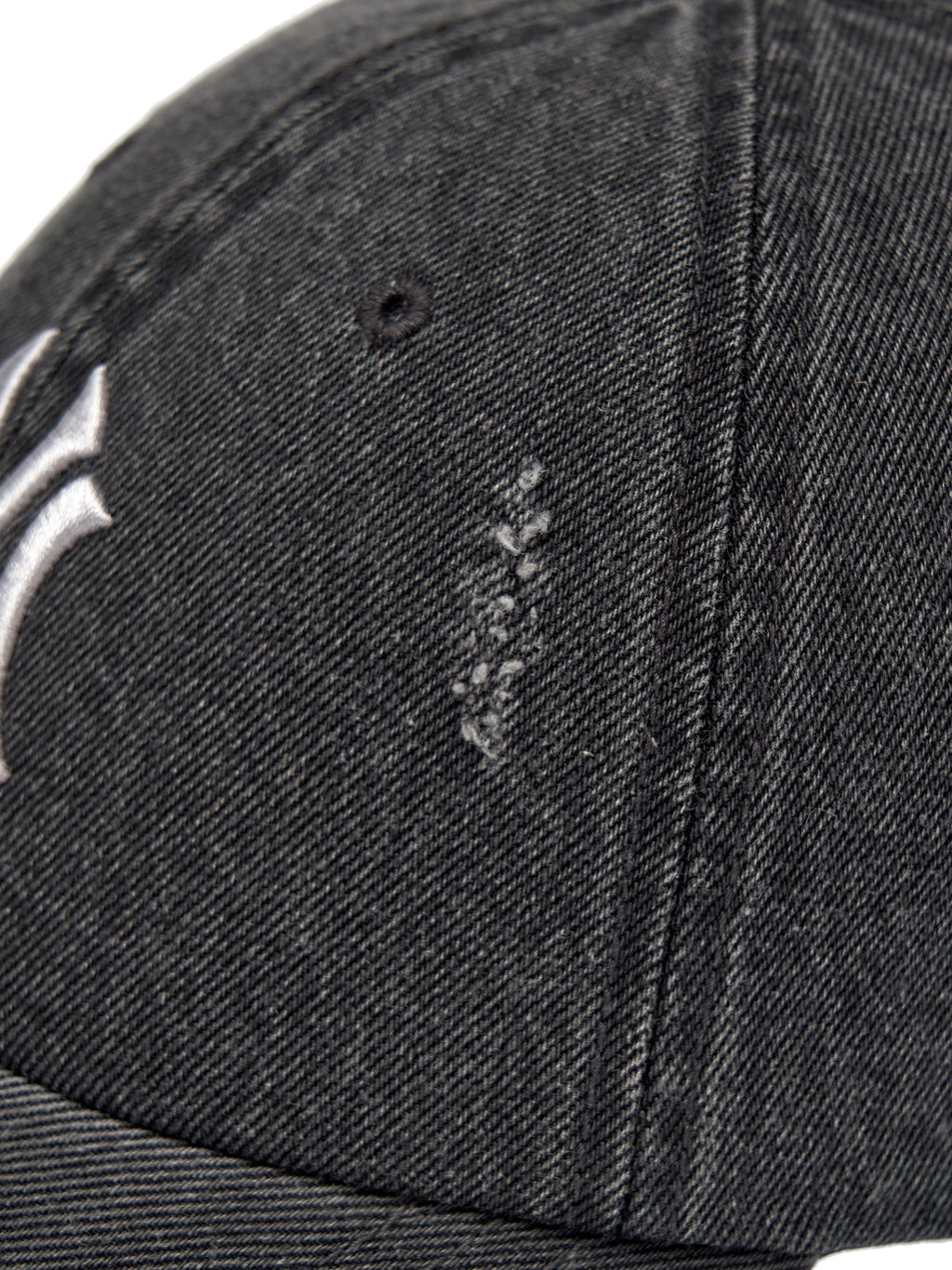 Vintage Destroyed Denim Unstructured Ballcap
