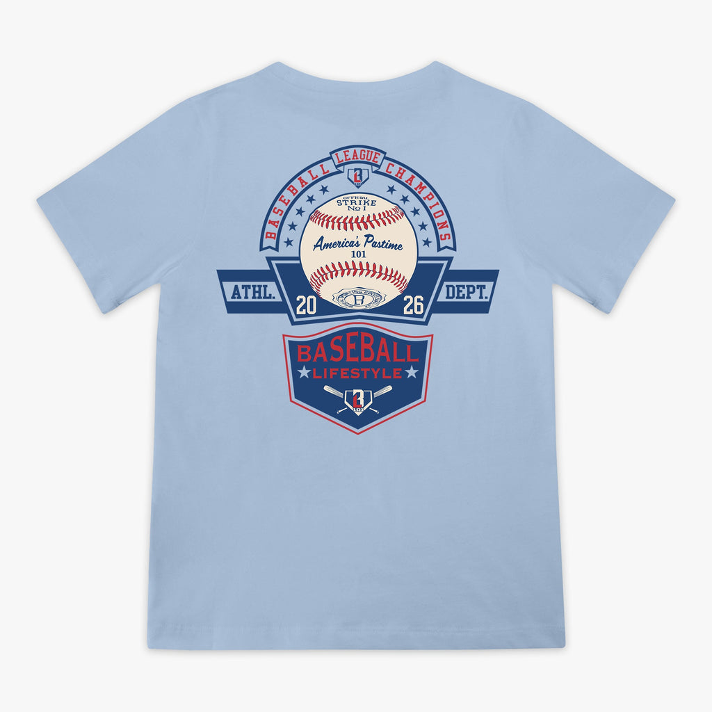 Baseball Champions Youth Tee - Blue