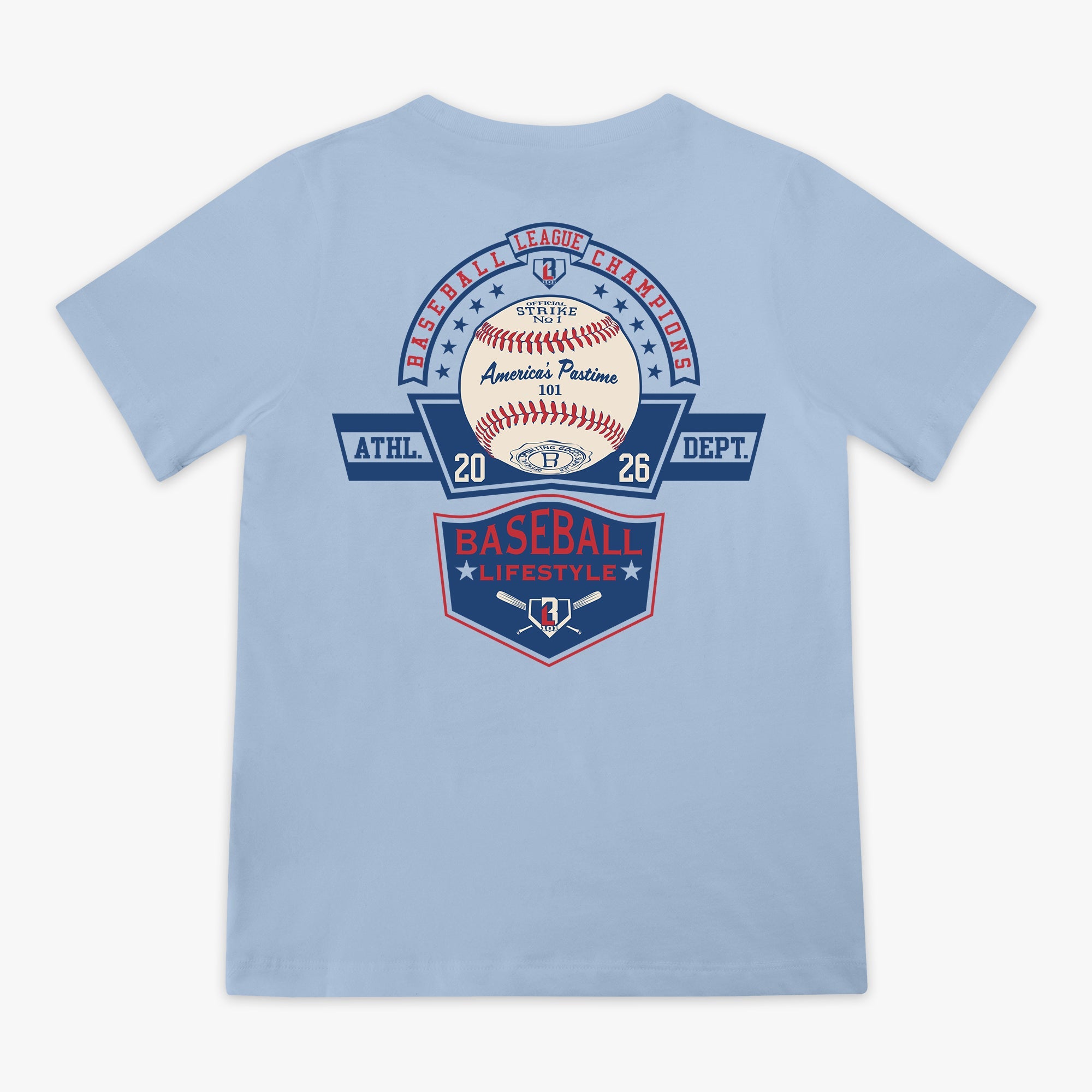 Baseball Champions Youth Tee - Blue