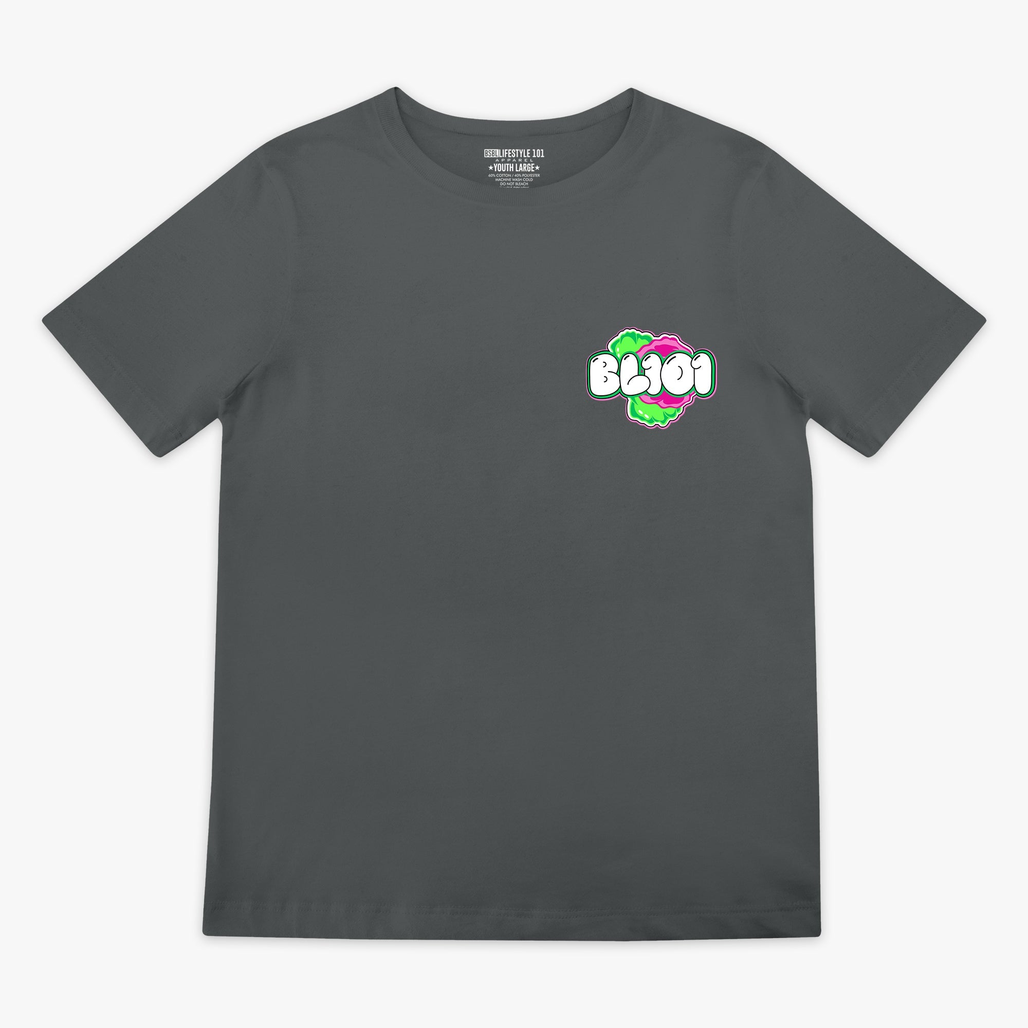 Cotton Candy Youth Tee - Sour Apple