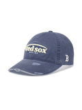 Vintage Damage Curve Logo Unstructured Ballcap