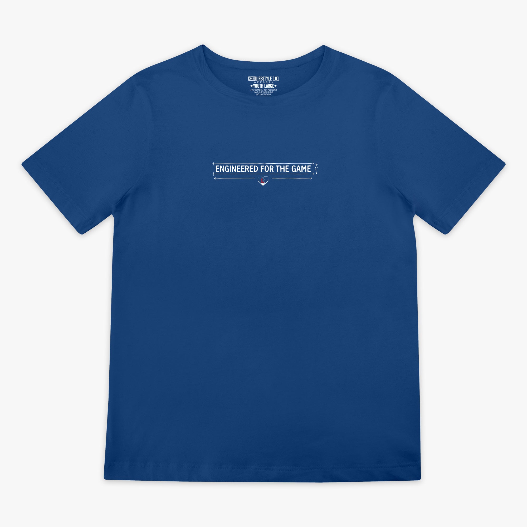 Engineered For The Game Youth Tee - Blue