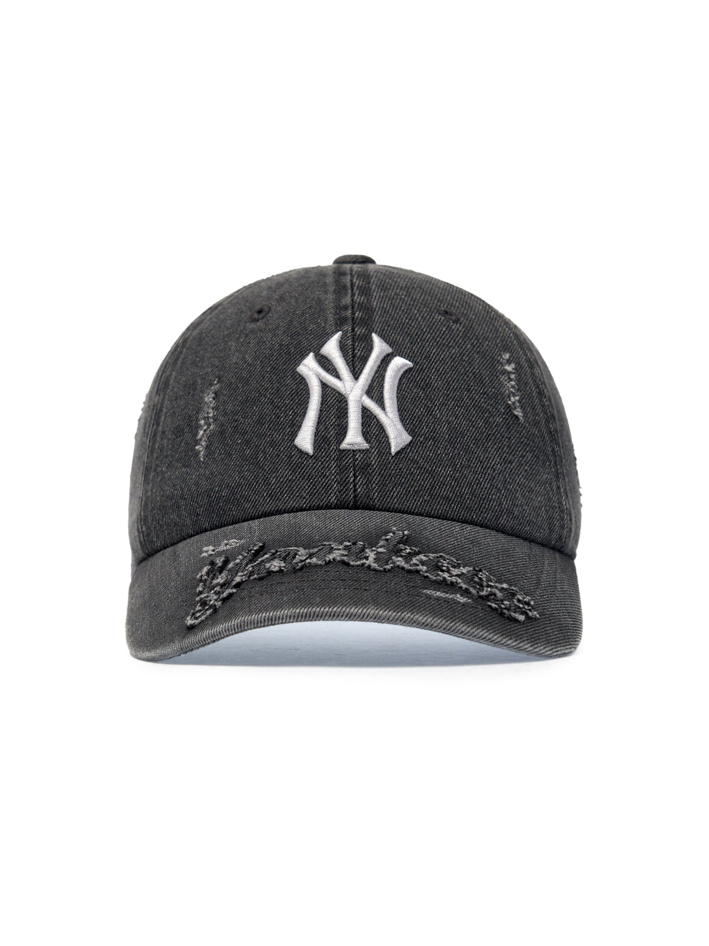 Vintage Destroyed Denim Unstructured Ballcap
