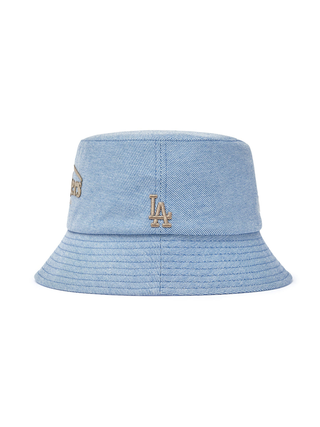 Vintage Denim Curve Logo Bucket Hat