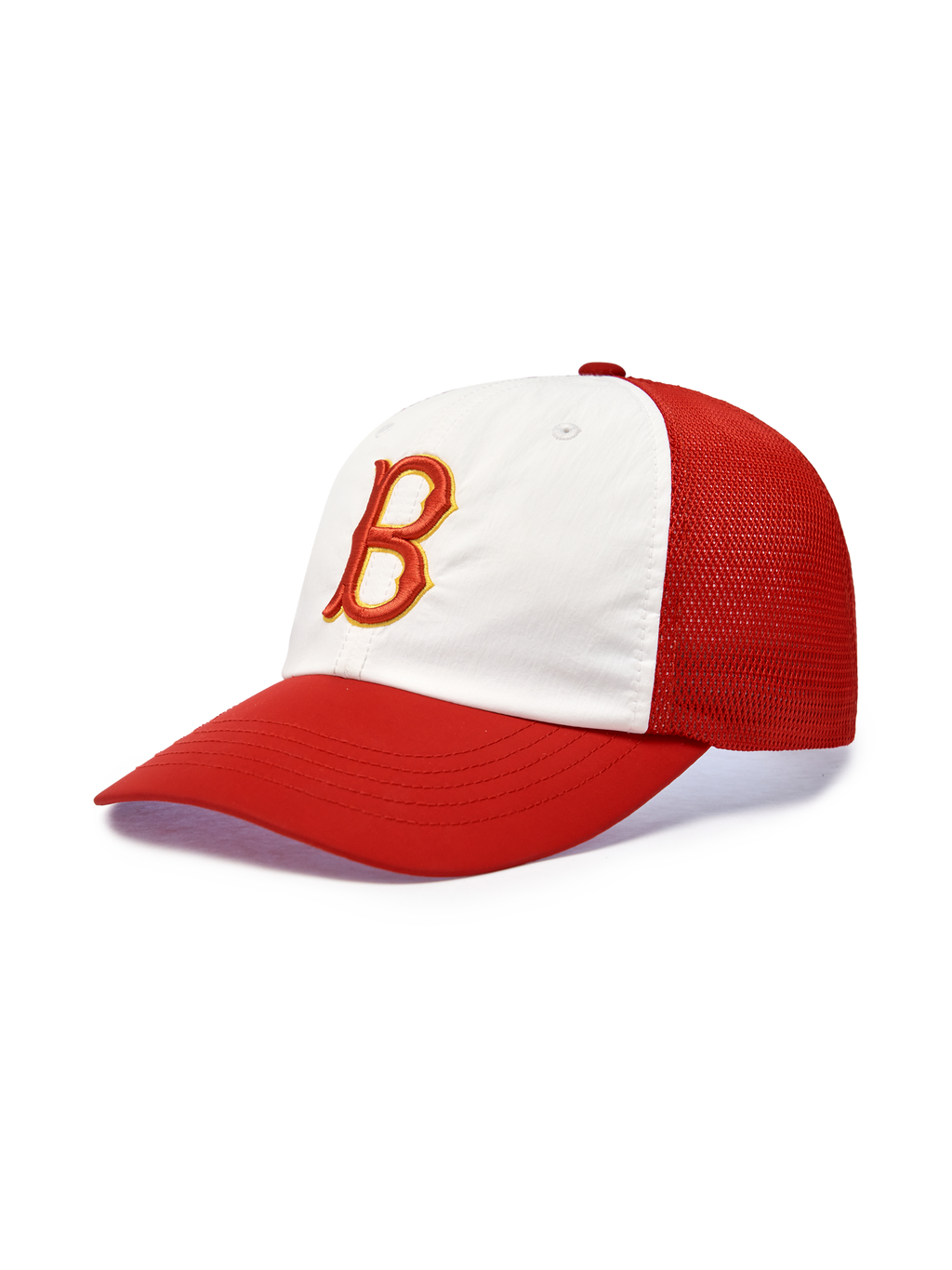 Sportive Color Block Mesh Cap