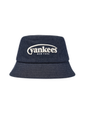 Vintage Denim Curve Logo Bucket Hat
