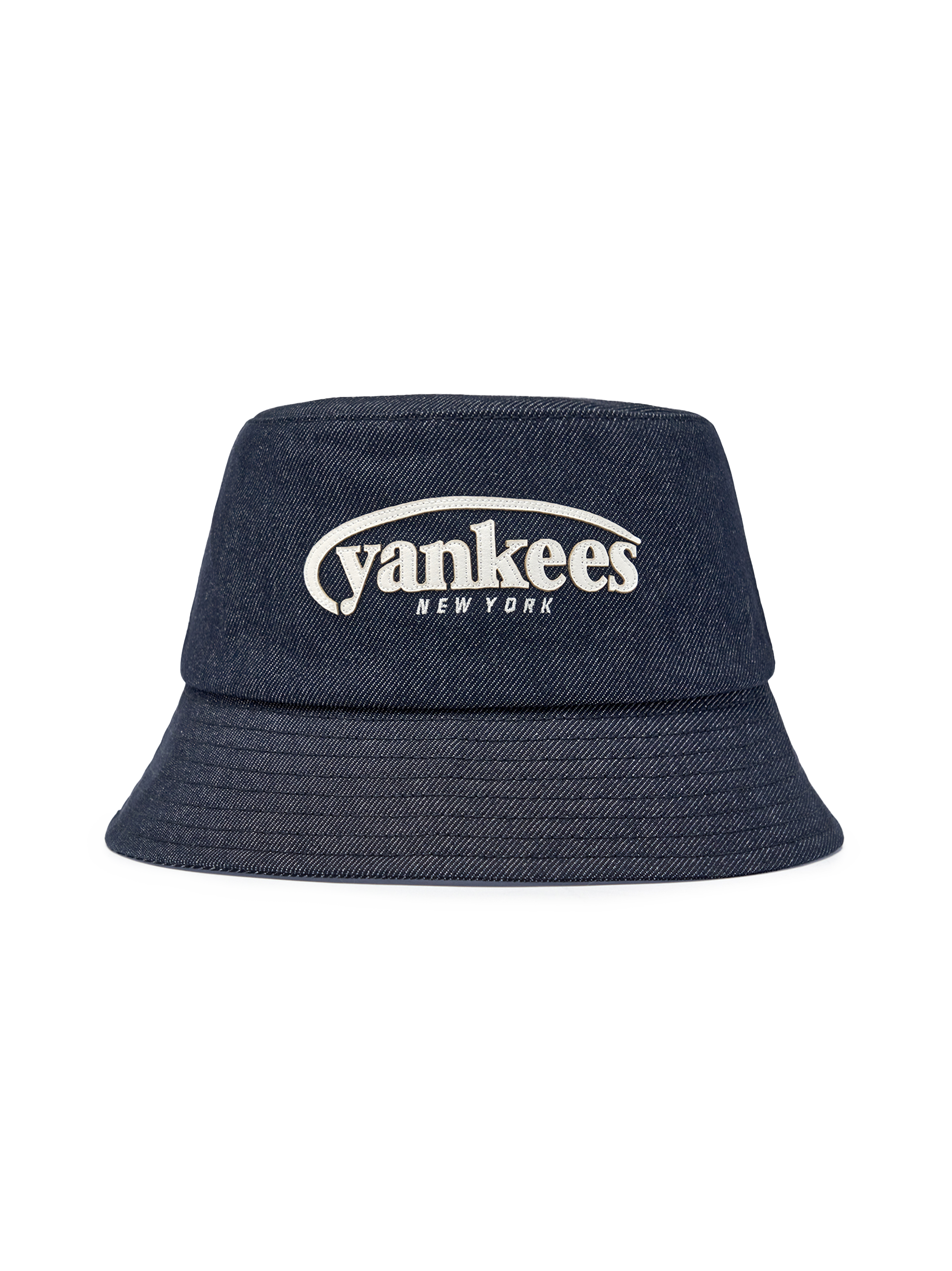 Vintage Denim Curve Logo Bucket Hat