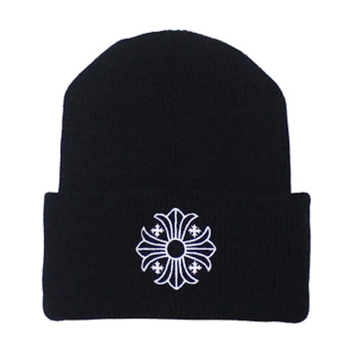 Chrome Hearts Plus Cross Beanie Black