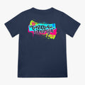 Graffiti Crown Youth Tee - Navy