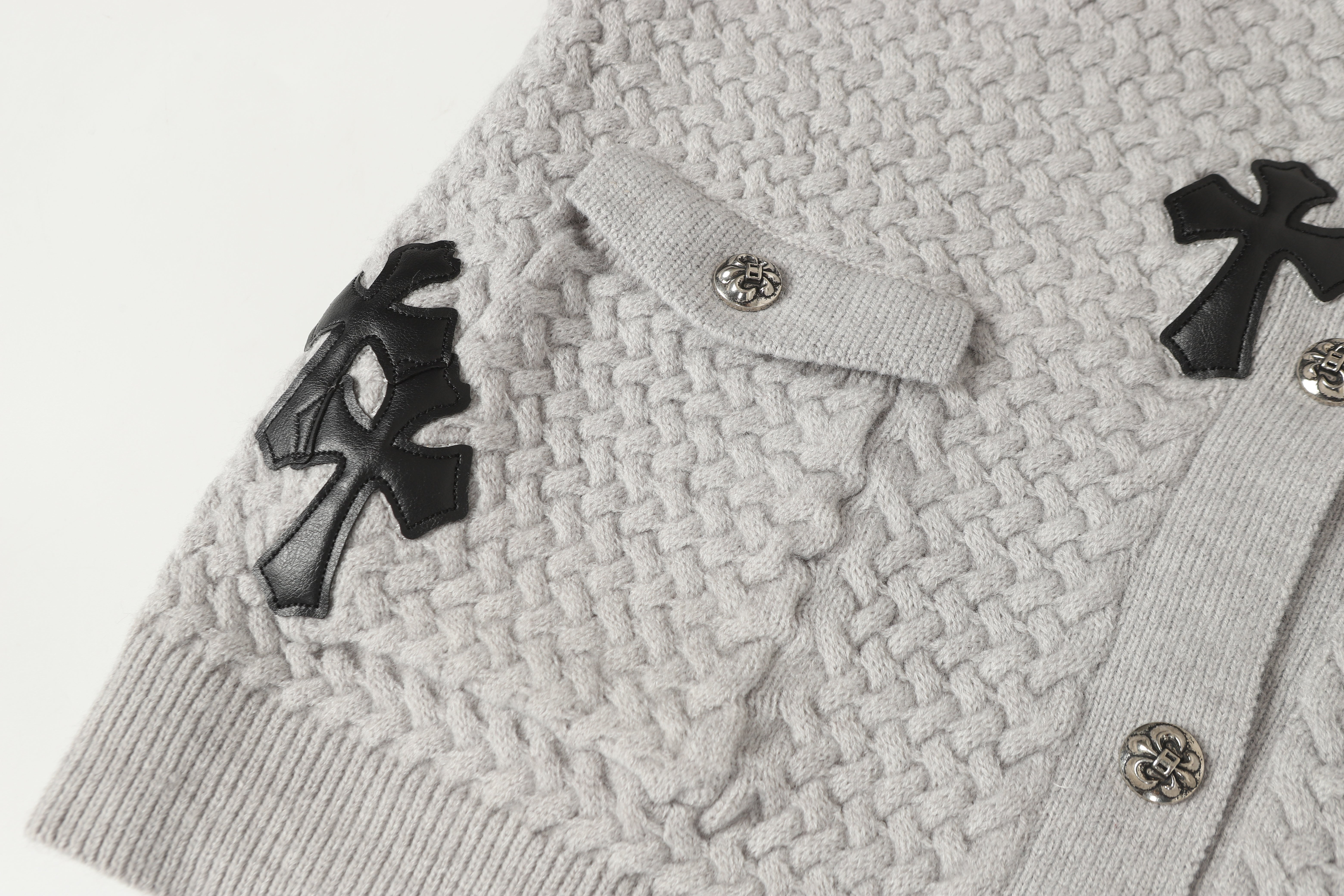 Chrome Hearts New Cardigan Sweater Jacket M904