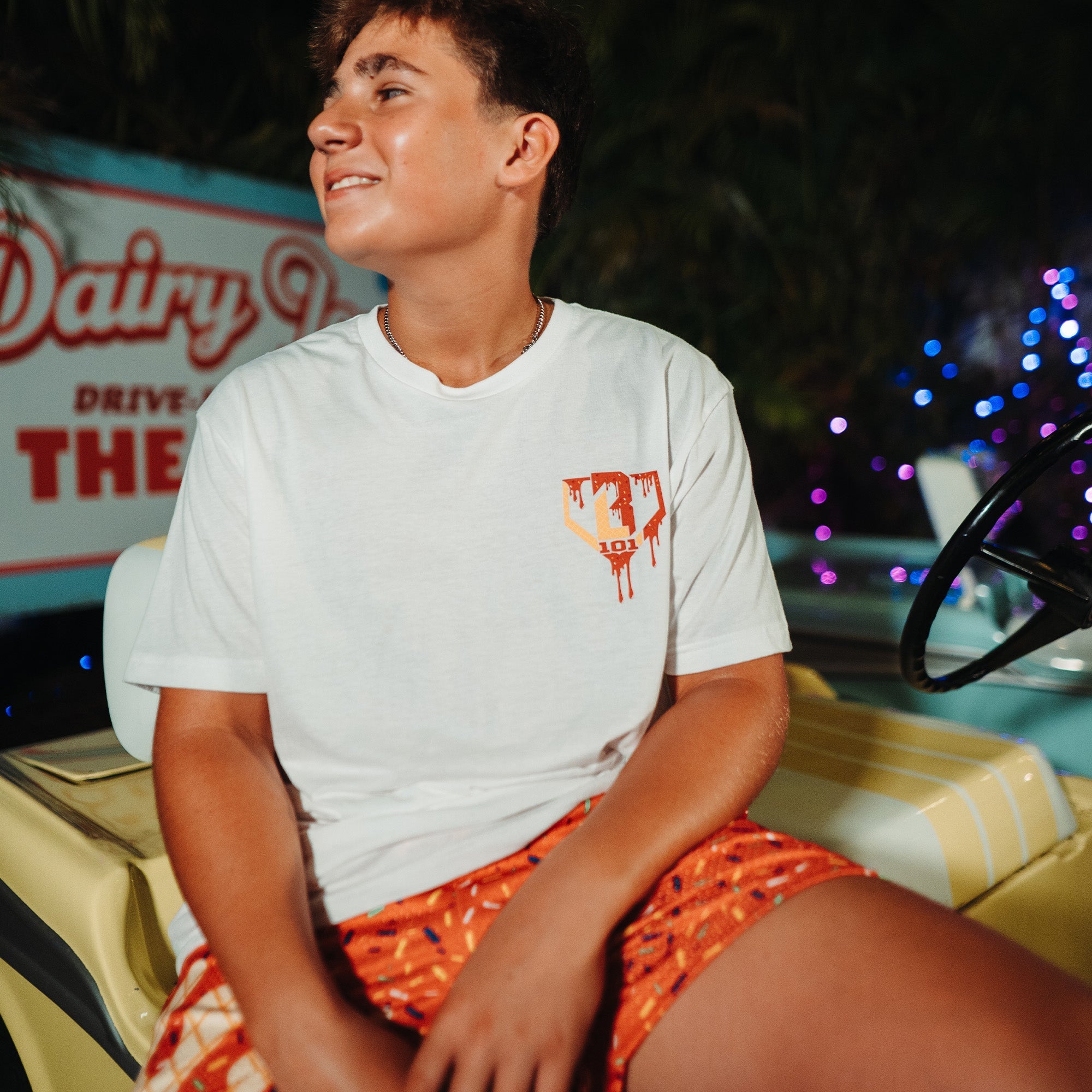 Ice Cream Youth Tee - Cherry
