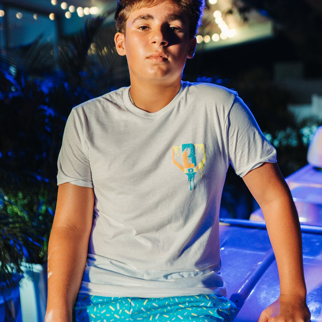 Ice Cream Youth Tee - Blueberry Lemonade